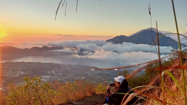 camping di gunung batur